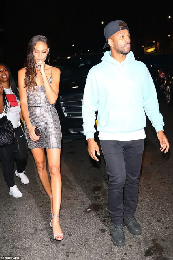 Romantically linked boyfriend and girlfriend: Bernard Smith and Joan Smalls